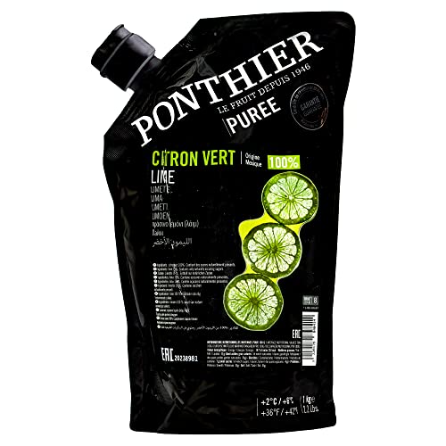 Food-United LIMETTEN PÜREE Zitrus-Frucht-Püree von Ponthier 12x 1KG für Frucht-Smoothie-Bowl-Sorbet-Gelée-Saft-Schorle aus ausgewählten Früchten mit höchster Qualität Food-United LIMETTEN PÜREE Zitrus-Frucht-Püree von Ponthier 12x 1KG für Frucht-Smoothie-Bowl-Sorbet-Gelée-Saft-Schorle aus ausgewählten Früchten mit höchster Qualität von FOOD-UNITED