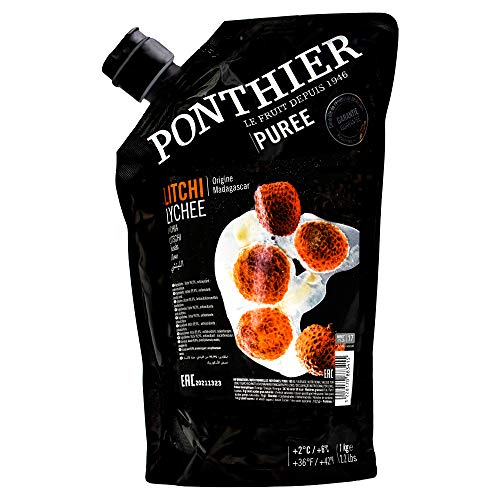 Food-United LITSCHI PÜREE Lychee-Frucht-Püree von Ponthier 6x 1KG für Smoothie-Bowl-Sorbet-Tee-Saft-Schorle ausgewählte Früchte höchster Qualität ohne künstliche Zusätze Food-United LITSCHI PÜREE Lychee-Frucht-Püree von Ponthier 6x 1KG für Smoothie-Bowl-Sorbet-Tee-Saft-Schorle ausgewählte Früchte höchster Qualität ohne künstliche Zusätze von FOOD-UNITED