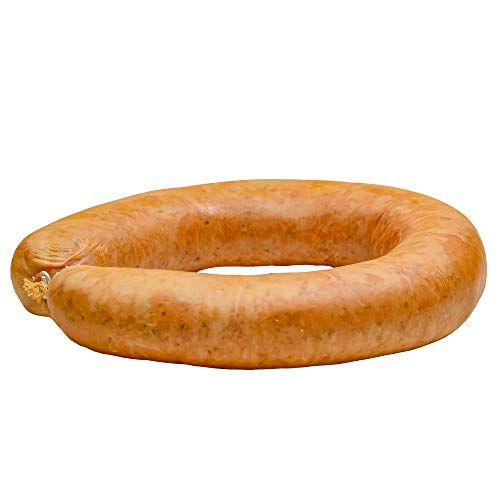 Food-United Leberwurst STREICHWURST-GROB-RING 2KG Deutsch-Bayrische-Kochwurst-Spezialität herzhaft würzig mit essbarem Darm und Bio-Zertifikat zum Frühstück ausgewählte Zutaten von FOOD-UNITED