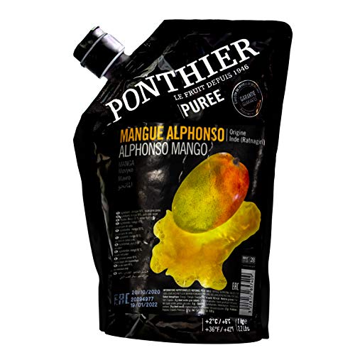 Food-United MANGO PÜREE Mango-Frucht-Püree von Ponthier 4x 1KG Frucht-Smoothie-Bowl-Sorbet-Cocktail-Schorle-Saft aus Früchten höchster Qualität ohne künstliche Zusätze Food-United MANGO PÜREE Mango-Frucht-Püree von Ponthier 4x 1KG Frucht-Smoothie-Bowl-Sorbet-Cocktail-Schorle-Saft aus Früchten höchster Qualität ohne künstliche Zusätze von FOOD-UNITED
