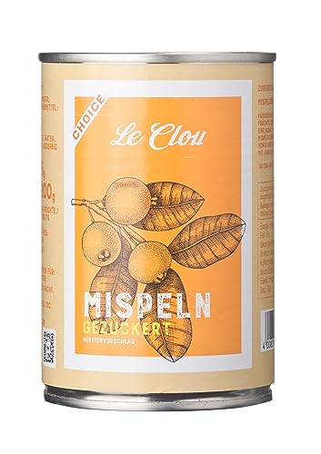 Food United Mispeln in Sirup, gezuckert & geschält, Dosenobst naturbelassen, 2x 425g Dose, Fruchtig-süß ohne Zusatz- und Konservierungsstoffe, ideal für Mispelchen, Desserts, Torten, verzehrfähig (2) Food United Mispeln in Sirup, gezuckert & geschält, Dosenobst naturbelassen, 2x 425g Dose, Fruchtig-süß ohne Zusatz- und Konservierungsstoffe, ideal für Mispelchen, Desserts, Torten, verzehrfähig (2) von FOOD-UNITED