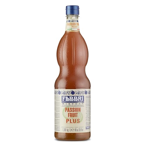 Food-United PASSIONSFRUCHT-SIRUP 1L PET | FABBRI Mixybar Plus Maracujasirup | sciroppo di frutto della passione | fabbri 1905 cocktail bar syrop | für Maracuja-Eis-tee Tonic Smoothie Slush-Eis (1) von FOOD-UNITED