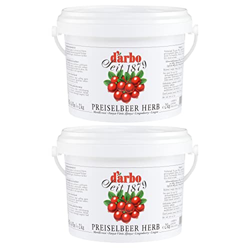 Food-United PREISELBEEREN-FRUCHTAUFSTRICH herb 2x 2kg höchste Qualität im praktischen Vorratseimer von DARBO für Frühstück Desserts Fleisch-Gerichte fruchtiger fruit spread Food-United PREISELBEEREN-FRUCHTAUFSTRICH herb 2x 2kg höchste Qualität im praktischen Vorratseimer von DARBO für Frühstück Desserts Fleisch-Gerichte fruchtiger fruit spread von FOOD-UNITED