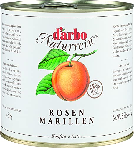 Food-United ROSEN-MARILLEN-APRIKOSEN-KONFITÜRE NATURREIN 3kg in der Dose fruchtiger-Brot-Aufstrich von DARBO höchste Qualität für Aprikosen Füllungen Gebäck Kuchen Food-United ROSEN-MARILLEN-APRIKOSEN-KONFITÜRE NATURREIN 3kg in der Dose fruchtiger-Brot-Aufstrich von DARBO höchste Qualität für Aprikosen Füllungen Gebäck Kuchen von FOOD-UNITED