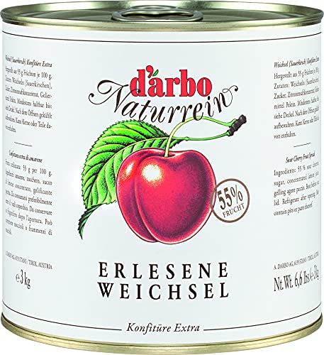 Food-United SAUERKIRSCHE-WEICHSEL-KONFITÜRE EXTRA 3kg Dose fruchtiger-Brot-Aufstrich von DARBO höchster Qualität für Weichsel Füllungen Torten Kuchen Plätzchen Glasuren Food-United SAUERKIRSCHE-WEICHSEL-KONFITÜRE EXTRA 3kg Dose fruchtiger-Brot-Aufstrich von DARBO höchster Qualität für Weichsel Füllungen Torten Kuchen Plätzchen Glasuren von FOOD-UNITED