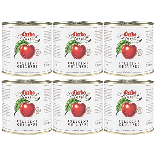 Food-United SAUERKIRSCHE-WEICHSEL-KONFITÜRE EXTRA 6x 3 kg Dose fruchtiger-Brot-Aufstrich von DARBO höchster Qualität für Weichsel Füllungen Torten Kuchen Plätzchen Glasuren Food-United SAUERKIRSCHE-WEICHSEL-KONFITÜRE EXTRA 6x 3 kg Dose fruchtiger-Brot-Aufstrich von DARBO höchster Qualität für Weichsel Füllungen Torten Kuchen Plätzchen Glasuren von FOOD-UNITED