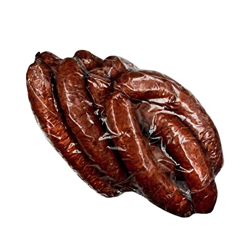 Food-United SCHWARZ-BRAT-WURST GROßPACKUNG 1500g Lebensmittel Familienpackung Sonderposten geräucherte Grill-Würstchen bekannt als schwarze Prager Bratwürstchen fürs Grillen Barbeque (1500g) von FOOD-UNITED