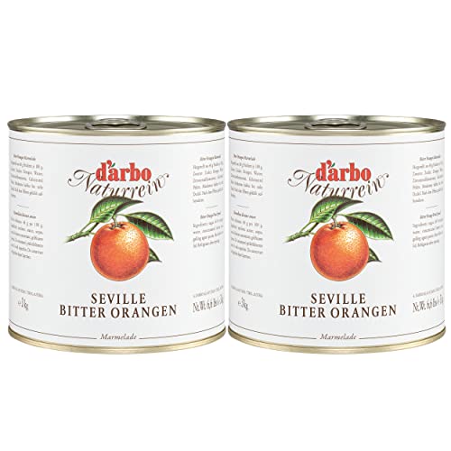 Food-United SEVILLE BITTER ORANGEN MARMELADE 2x 3kg Dose authentisch englischer fruchtiger-Brot-Aufstrich von DARBO höchste Qualität für Füllungen Gebäck Kuchen Plätzchen von FOOD-UNITED