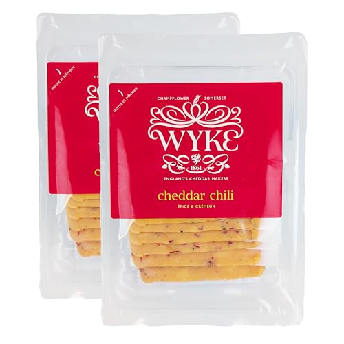 Food-United Spicy-CHEDDAR-KÄSE 6 Scheiben 2x160g von WYKE Farms cheddar cheese leicht scharf englischer Hartkäse ideal zu Toasties Burger Sandwiches Wraps Saucen Käseplatten Food-United Spicy-CHEDDAR-KÄSE 6 Scheiben 2x160g von WYKE Farms cheddar cheese leicht scharf englischer Hartkäse ideal zu Toasties Burger Sandwiches Wraps Saucen Käseplatten von FOOD-UNITED