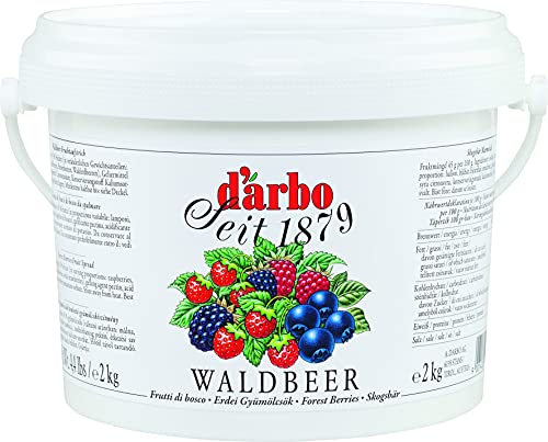 Food-United WALDBEEREN-FRUCHTAUFSTRICH 2kg im Vorrats-Eimer bestehend aus Brombeeren Heidelbeeren Himbeeren und Walderdbeeren von DARBO höchste Qualität Food-United WALDBEEREN-FRUCHTAUFSTRICH 2kg im Vorrats-Eimer bestehend aus Brombeeren Heidelbeeren Himbeeren und Walderdbeeren von DARBO höchste Qualität von FOOD-UNITED