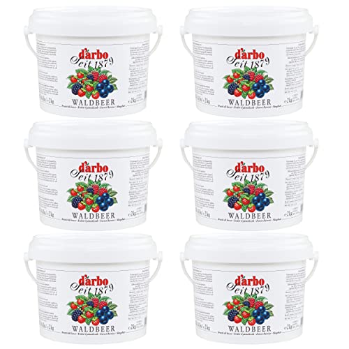 Food-United WALDBEEREN-FRUCHTAUFSTRICH 6x 2kg im Vorrats-Eimer bestehend aus Brombeeren Heidelbeeren Himbeeren und Walderdbeeren von DARBO höchste Qualität Food-United WALDBEEREN-FRUCHTAUFSTRICH 6x 2kg im Vorrats-Eimer bestehend aus Brombeeren Heidelbeeren Himbeeren und Walderdbeeren von DARBO höchste Qualität von FOOD-UNITED