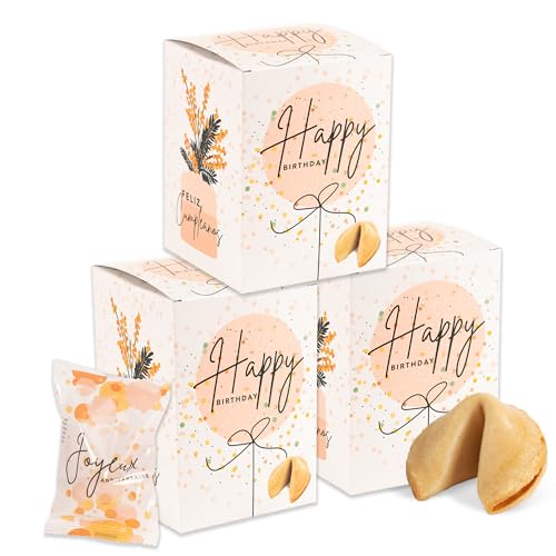 FOOD crew 36x Glückskekse Happy Birthday - Glückskeks als kleine Geschenke Idee - Geburtstag Geschenk - Kleines Geschenk - Als Geburtstagsgeschenk für Familie & Freunde - Süßigkeiten Geburtstag FOOD crew 36x Glückskekse Happy Birthday - Glückskeks als kleine Geschenke Idee - Geburtstag Geschenk - Kleines Geschenk - Als Geburtstagsgeschenk für Familie & Freunde - Süßigkeiten Geburtstag von FOOD crew