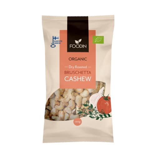 FOODIN Bio cashew, trocken geröstet cashew mit honig (Bruschetta, 120g) von FOODIN