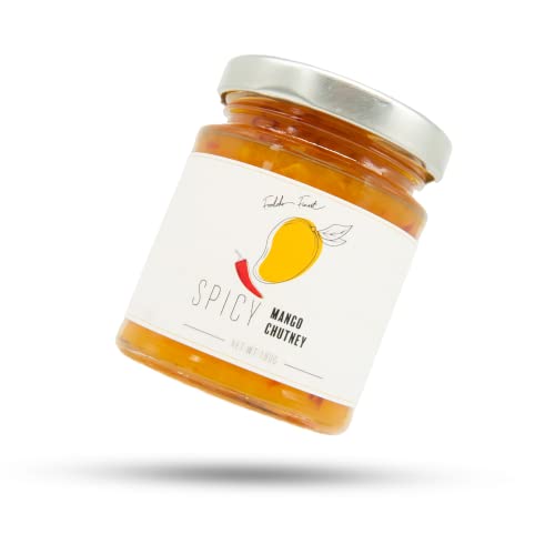 FOODOKO FINEST - Gourmet Spicy Mango Chutney für Feinschmecker | Mangochutney Relish | Mild und fruchtig (180g) von FOODOKO FINEST