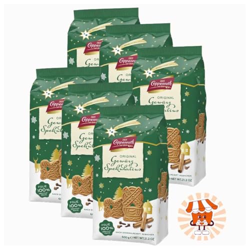 Coppenrath Gewürz Spekulatius 6 x 600 g + Fooody Sticker von FOOODY 4U