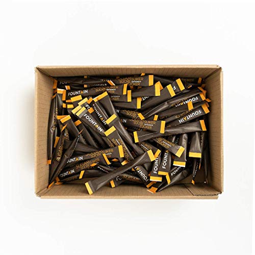 FOUNTAIN Zuckersticks einzeln portioniert und verpackt, Zucker Stick Portionsbeutel im praktischen und hygienischen Spender, weißer Zucker perfekt fuer eine Tasse Kaffee, 100 Stueck x 4 g FOUNTAIN Zuckersticks einzeln portioniert und verpackt, Zucker Stick Portionsbeutel im praktischen und hygienischen Spender, weißer Zucker perfekt fuer eine Tasse Kaffee, 100 Stueck x 4 g von FOUNTAIN