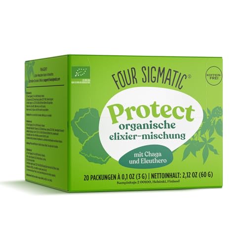 Chaga Mushroom Elixir by Four Sigmatic | Coffee Alternative with Chaga Mushroom Powder, Rose Hips & Mint | Immune Support & Overall Wellness | Pack of 20 Chaga Mushroom Elixir by Four Sigmatic | Coffee Alternative with Chaga Mushroom Powder, Rose Hips & Mint | Immune Support & Overall Wellness | Pack of 20 von FOUR SIGMATIC