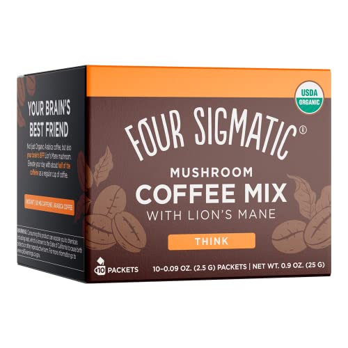 Instantkaffee von Four Sigmatic – Arabica-Kaffee-Sticks mit Lion’s Mane, Chaga & Rhodiola – Mushroom Coffee Instant-Mix Instantkaffee von Four Sigmatic – Arabica-Kaffee-Sticks mit Lion’s Mane, Chaga & Rhodiola – Mushroom Coffee Instant-Mix von FOUR SIGMATIC