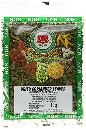 Ngr Korianderblätter, getrocknet, 10g, 5er Pack (5 x 10 g Packung) von NGR