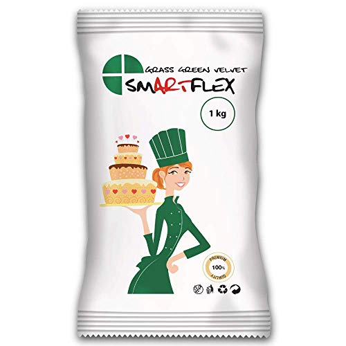 Smartflex Fondant Grass Green Velvet 1kg von SmartFlex