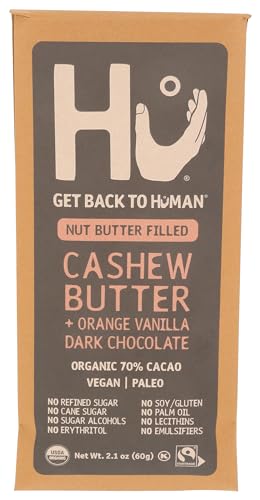 HU KITCHEN Orange Cashew Butter Chocolate Bar, 2.1 OZ HU KITCHEN Orange Cashew Butter Chocolate Bar, 2.1 OZ von FQQF