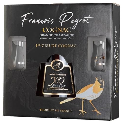 FRANCOIS PEYROT COGNAC XO EXTRA OLD GRANDE FINE CHAMPAGNE 70 CL CONFEZIONE CON 2 BICCHIERI von FRANCOIS PEYROT