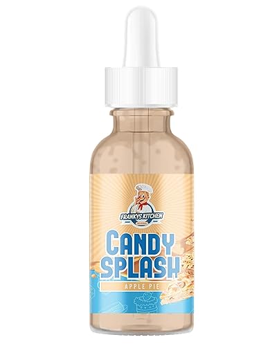 FRANKYS BAKERY Candy Splash Flavour Drops 50ml (Apple Pie) – Kalorienfreie Geschmackstropfen mit köstlichem Aroma – Aromatisierte Flavor Drops von FRANKYS BAKERY