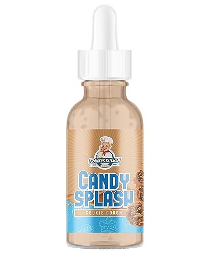 FRANKYS BAKERY Candy Splash Flavour Drops 50ml (Cookie Dough) – Kalorienfreie Geschmackstropfen mit köstlichem Aroma – Aromatisierte Flavor Drops von FRANKYS BAKERY