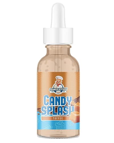 FRANKYS BAKERY Candy Splash Flavour Drops 50ml (Toffee) – Kalorienfreie Geschmackstropfen mit köstlichem Aroma – Aromatisierte Flavor Drops von FRANKYS BAKERY
