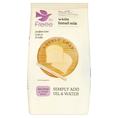 Taubenfarm Glutenfrei Weißbrot Mix 500g von FREEE by Doves Farm