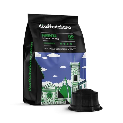 FRHOME Kaffeekapseln Kompatibel Caffitaly Firenze 100 Stk | Intensiv & Cremig | Dark Roast Robusta-Arabica Blend | 100 Stück von FRHOME