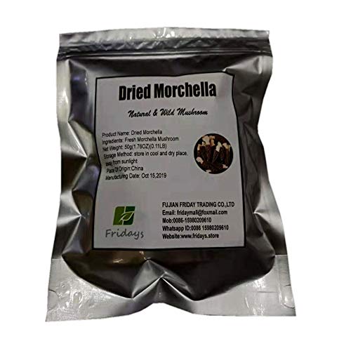 Dried Morchella,Chinese Morels,50G von FRIDAYS