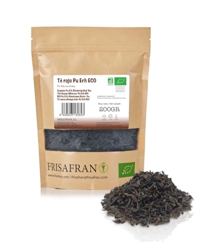FRISAFRAN | Bio Pu Erh Rottee, Großpackung 200g | Abnehmen | Diuretikum | Verdauungs | Entgiftung | Fatburner | Tee abgießen | roter Tee zum Abnehmen | roter Pu-Erh-Tee | Aufguss ohne Zusatzstoffe FRISAFRAN | Bio Pu Erh Rottee, Großpackung 200g | Abnehmen | Diuretikum | Verdauungs | Entgiftung | Fatburner | Tee abgießen | roter Tee zum Abnehmen | roter Pu-Erh-Tee | Aufguss ohne Zusatzstoffe von FRISAFRAN