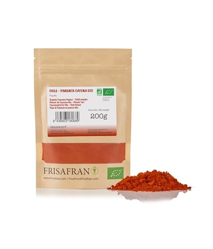 FRISAFRAN - Cayenne Pulver BIO / Chilipulver BIO - 200Gr von FRISAFRAN