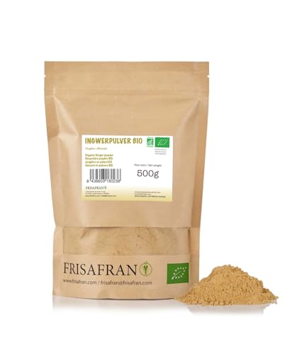 FRISAFRAN - Ingwer, Ingwerpulver, Ingwerwurzel gemahlen - 500Gr von FRISAFRAN