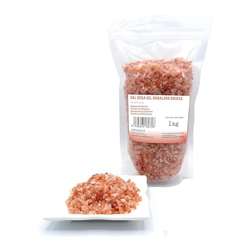FRISAFRAN - Rosa Kristallsalz Steinsalz - Himalaya Salz Natürliche - Himalaya Salz Natürliche Grobes - 1Kg von FRISAFRAN