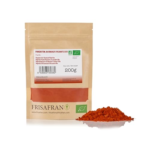 FRISAFRAN - Spanischer Süßer Geräucherter Paprika BIO - 200Gr von FRISAFRAN