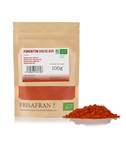 FRISAFRAN | Paprika Edelsüß BIO | 100g | paprika edelsüß gemahlen | Paprikapulver | Paprikapulver süß | Exzellente Qualität und Geschmack | Ideal zum Würzen | Süßes Erlebnis | gewürze | handverlesen FRISAFRAN | Paprika Edelsüß BIO | 100g | paprika edelsüß gemahlen | Paprikapulver | Paprikapulver süß | Exzellente Qualität und Geschmack | Ideal zum Würzen | Süßes Erlebnis | gewürze | handverlesen von FRISAFRAN