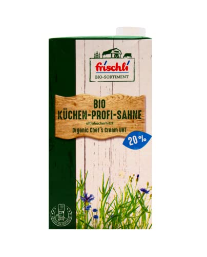 frischli Bio Küchen-Profi-Sahne 20% ultrahocherhitzt, 6er Pack (6 x 1 kg) von FRISCHLI