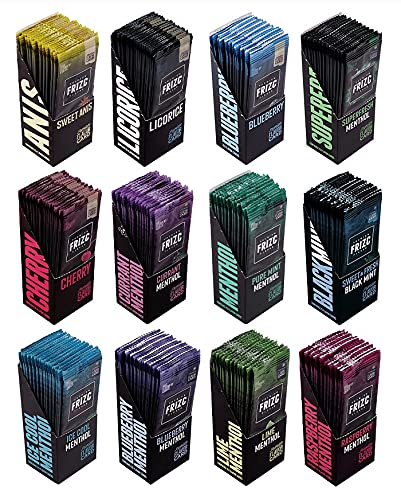FRIZC Aromakarten Boxen-SUPERMIX, 12 verfügbare Sorten 4 Boxen (100 Karten) von FRIZC
