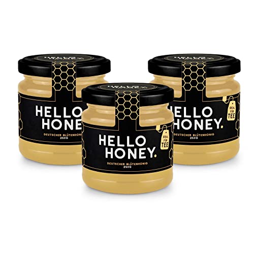 FROG.coffee HELLO HONEY. Deutscher Blütenhonig | Honig vom Imker, 250g, 3er Pack FROG.coffee HELLO HONEY. Deutscher Blütenhonig | Honig vom Imker, 250g, 3er Pack von FROG.coffee