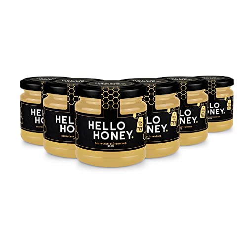 FROG.coffee HELLO HONEY. Deutscher Blütenhonig | Honig vom Imker, 250g, 6er Pack FROG.coffee HELLO HONEY. Deutscher Blütenhonig | Honig vom Imker, 250g, 6er Pack von FROG.coffee
