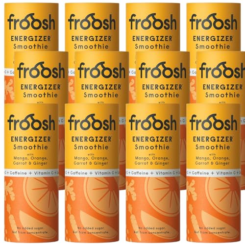 Froosh Energizer Functional Smoothie Mango, Orange, Karotte & Ingwer 12 x 235 ml in der Pappdose von FROOSH
