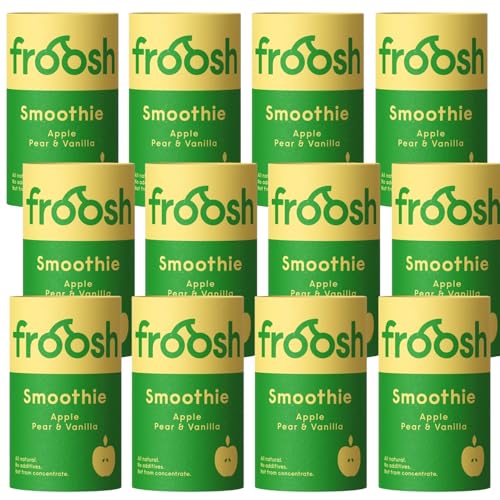 Froosh Smoothie Apfel, Birne & Vanille 12 x 150 ml Pappdosen im Spar-Set Froosh Smoothie Apfel, Birne & Vanille 12 x 150 ml Pappdosen im Spar-Set von FROOSH