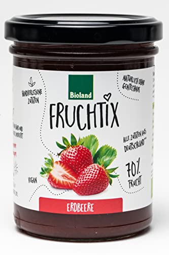 FRUCHTIX Bio Erdbeer-Fruchtaufstrich (1 x 230 gr) von FRUCHTIX