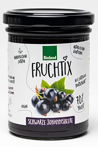 FRUCHTIX Bio Schwarze Johannisbeere-Fruchtaufstrich (1 x 220 gr) von FRUCHTIX