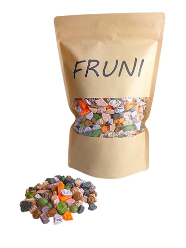 FRUNI Fantasie - Kakao - Steine | Kakaozubereitung dragiert mit knusprigem Zuckerüberzug 1 KG von FRUNI