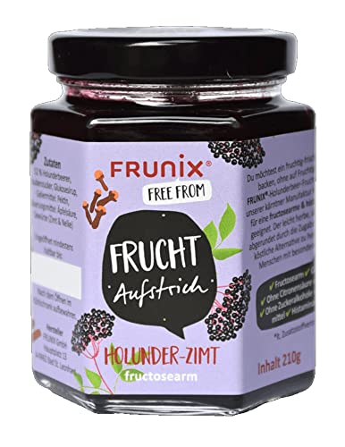 FRUNIX HOLUNDER-ZIMT Fruchtaufstrich 210g von FRUNIX