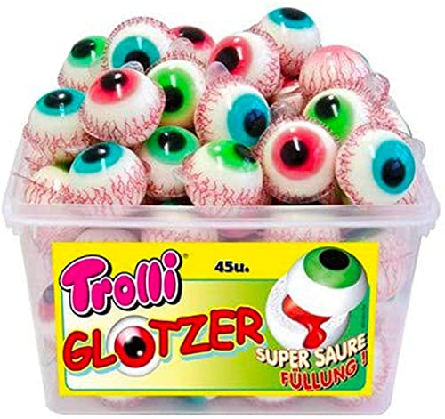 Pop Eye - Gefülltes Auge - Halloween - TROLLI - Behälter 45 Einheiten von Trolli