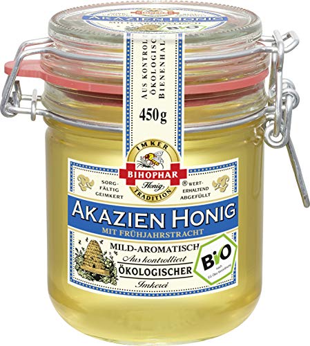 Bihophar Bio Akazien Honig mild aromatisch flüssig im Glas 450g Bihophar Bio Akazien Honig mild aromatisch flüssig im Glas 450g von FÜRSTEN